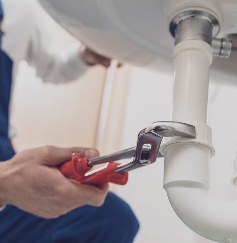 Plumbing for Homes Emergency plumber fixing leaking water