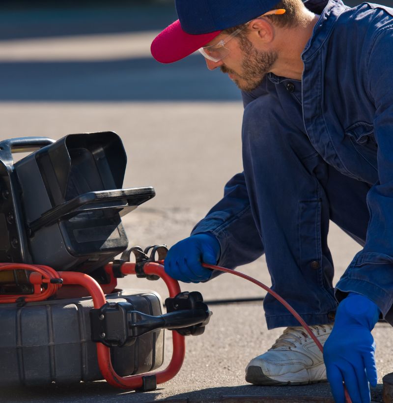 Sewer Drain Video Camera Inspection Urgent plumbing repair